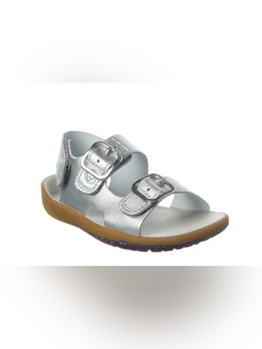 Merrell Silver Kids Velcro Buckle Sandals